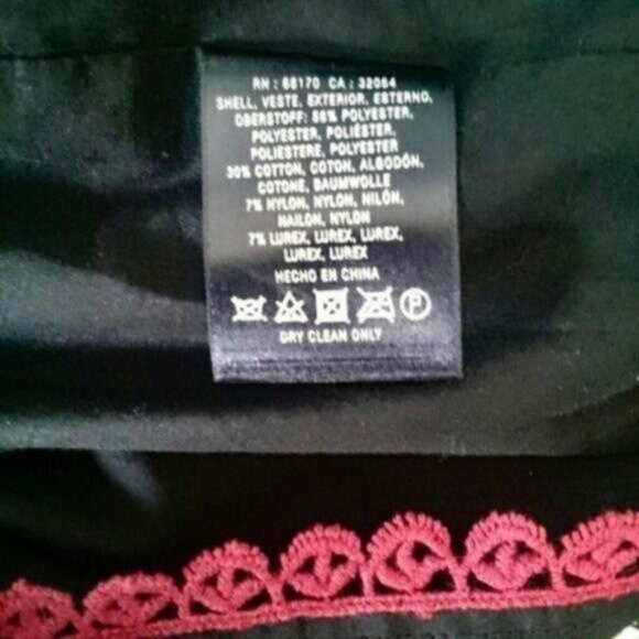 Anthropologie Liefsdottir Metallic Floral Dress Black Size 4 - Picture 5 of 8